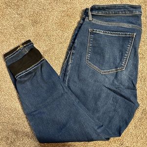 Fleece lined, high rise, rockstar super skinny jeans